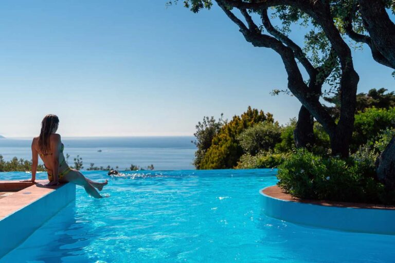 Boutique Hotel Torre Di Cala Piccola - view from the pool